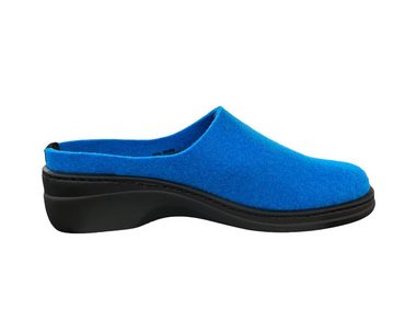 algemare Algemare Damen Pantolette Filz 8162-8439 karibik blau Clog