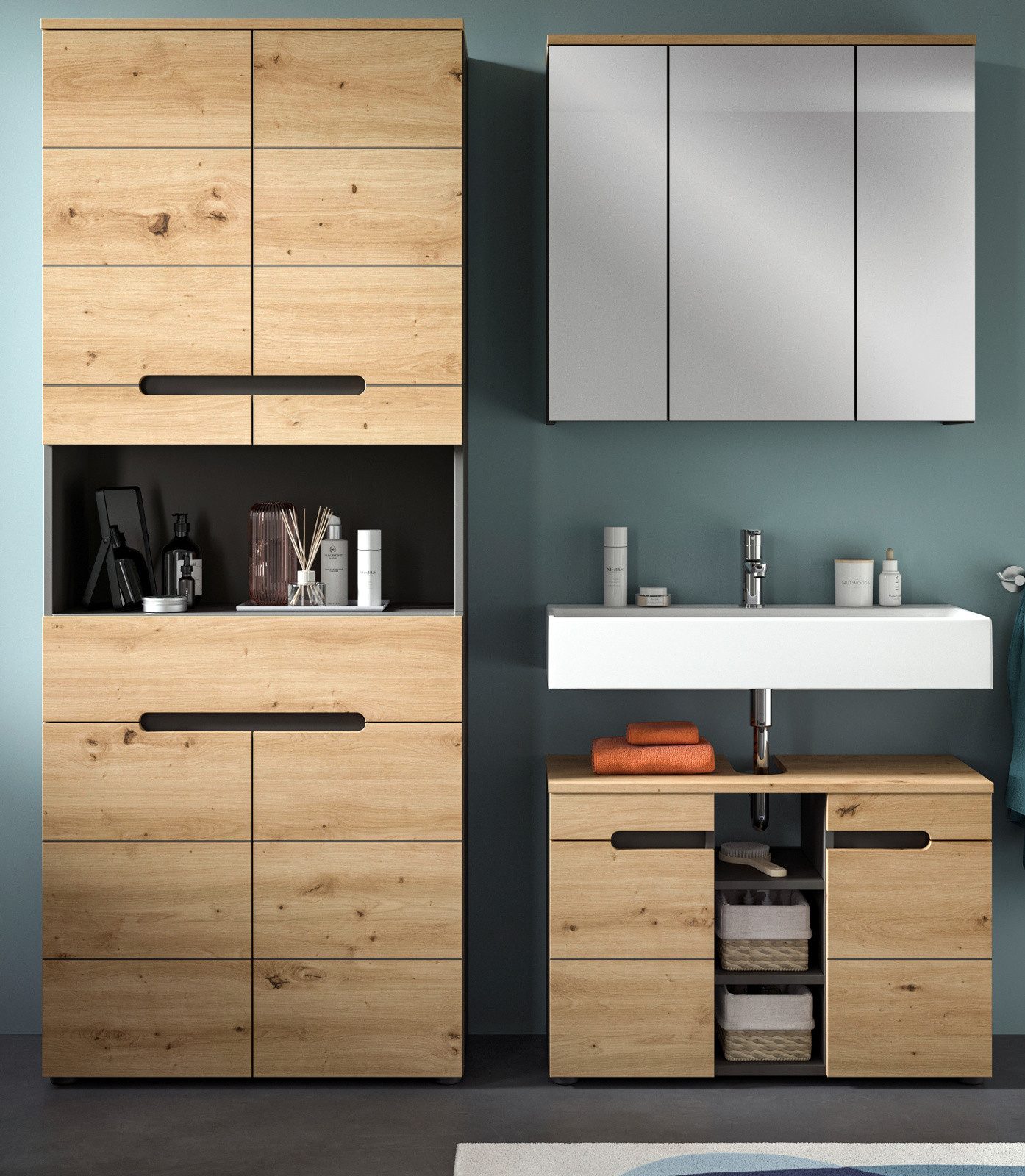 Inn.Furn Badmöbel-Set Cooper, (in Artisan Eiche günstig online kaufen