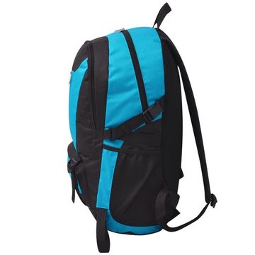 vidaXL Rucksack Wanderrucksack 40 L Schwarz und Blau