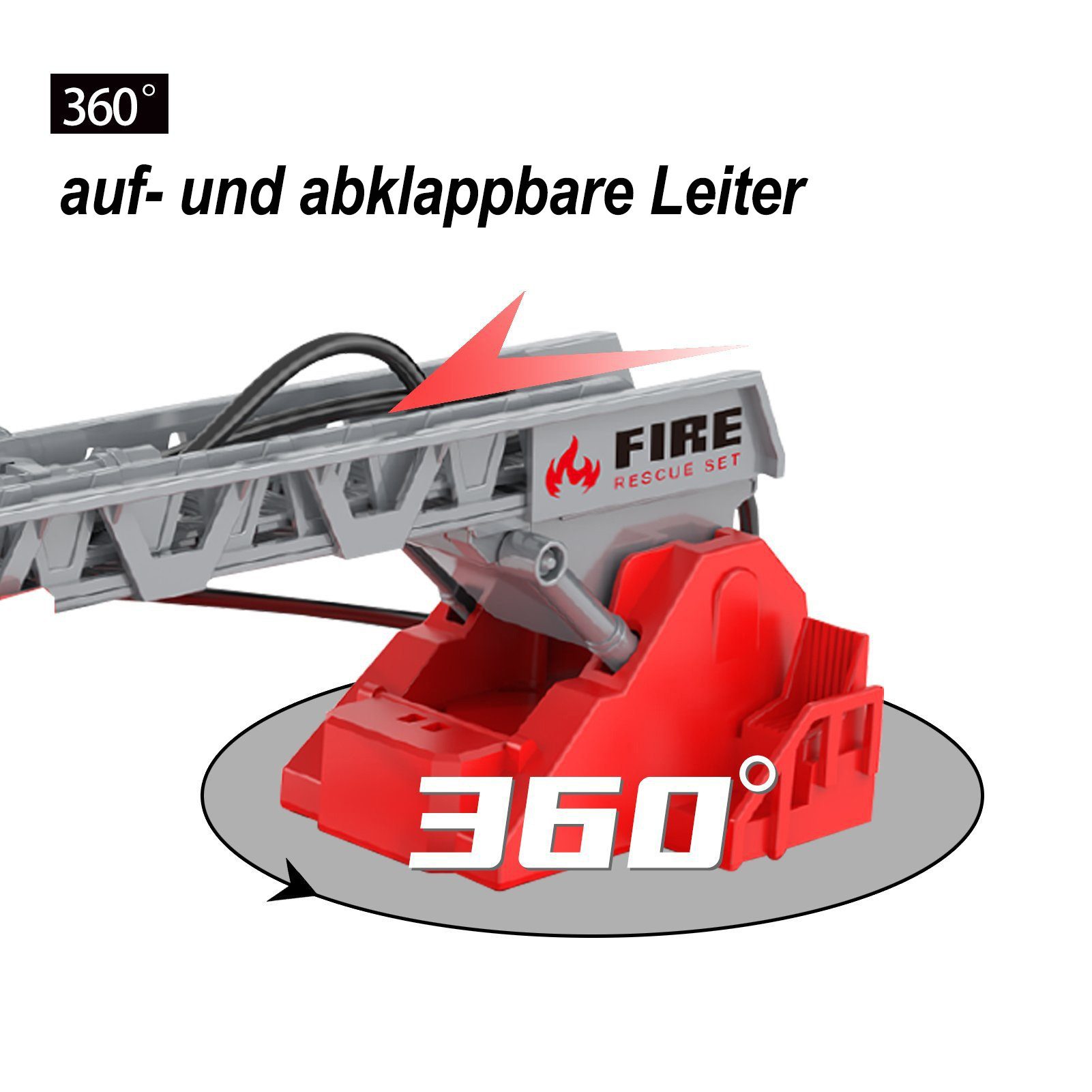 Esun Spielzeug-Feuerwehr Feuerwehrauto Feuerwehr Spielzeug ab 2 3 4 Jahre, günstig online kaufen