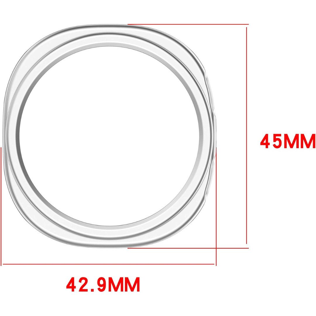 SmartUP Smartwatch-Hülle für Samsung Galaxy Watch 8 40mm / 44mm Schutzglas Display Case Tasche, kompletter Rundumschutz
