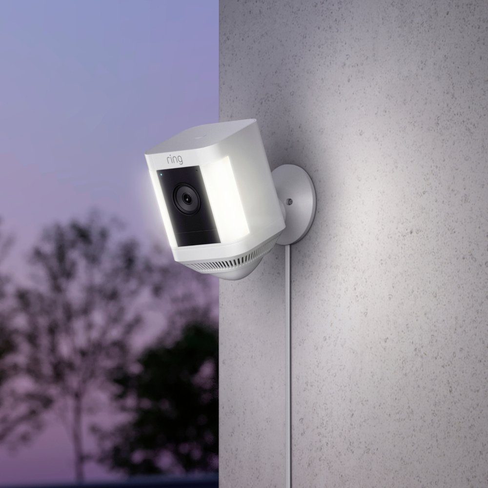 Ring Überwachungskamera ring Spotlight Cam Plus - Plug-In - White 8SH1S2-WEU0 WLAN IP Überwac (8SH1S2-WEU0 (Spotlight Cam Plus - Plug-In - White)