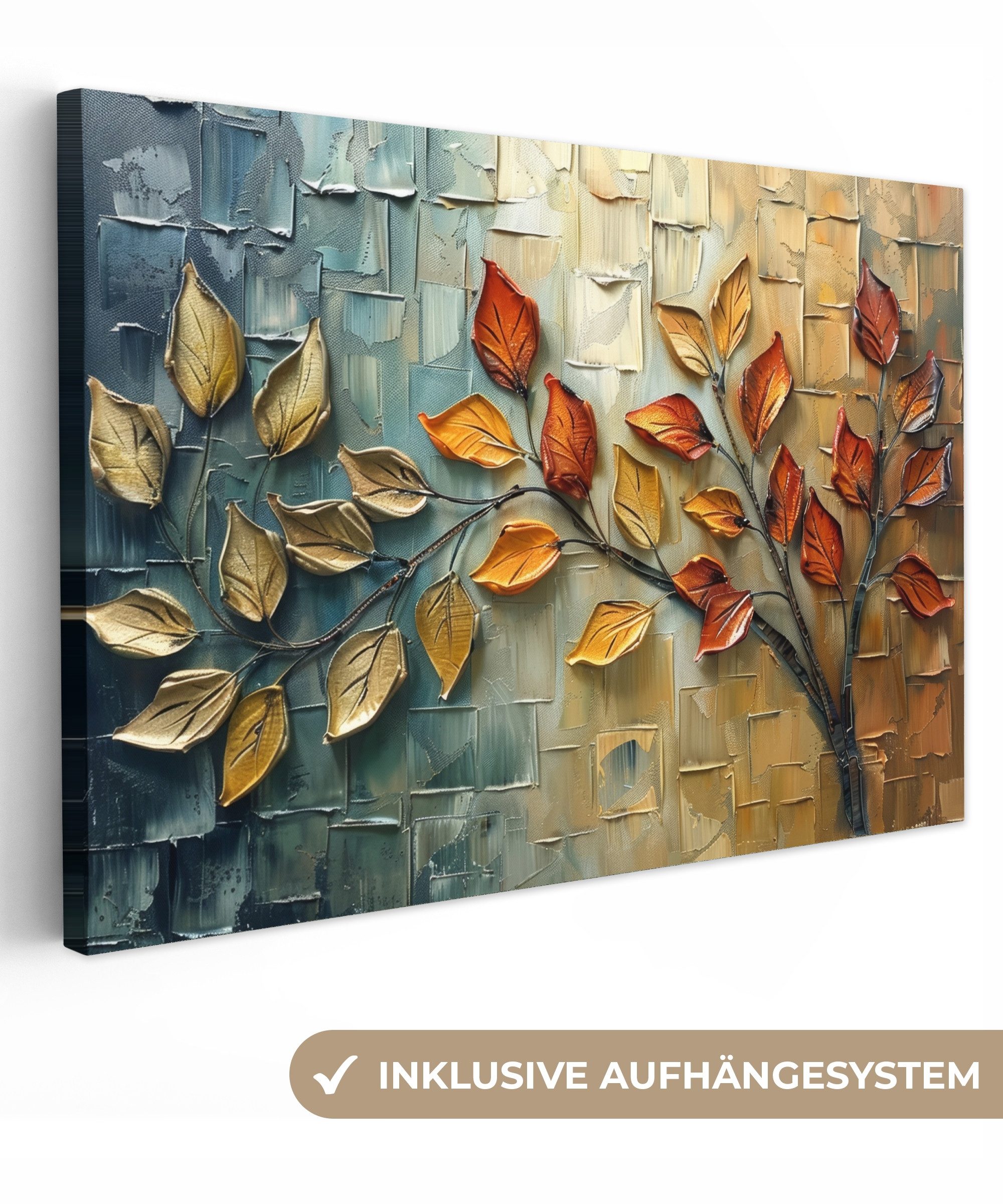 OneMillionCanvasses® Leinwandbild Baum - Abstrakt - Natur - Kunst, Fotodruc günstig online kaufen
