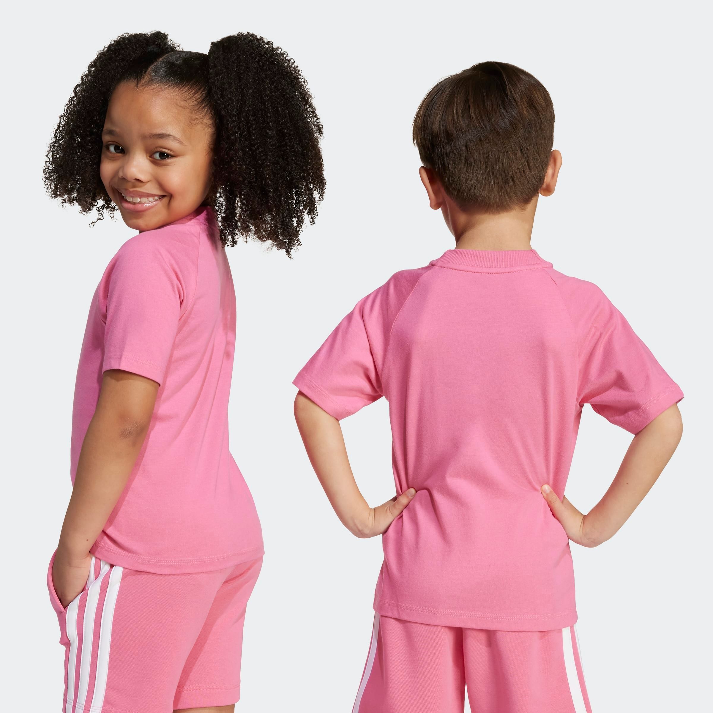 adidas Sportswear T-Shirt LK LIN TEE 160 für Kinder, Rundhalsausschnitt, ohne Verschluss, weiches Material