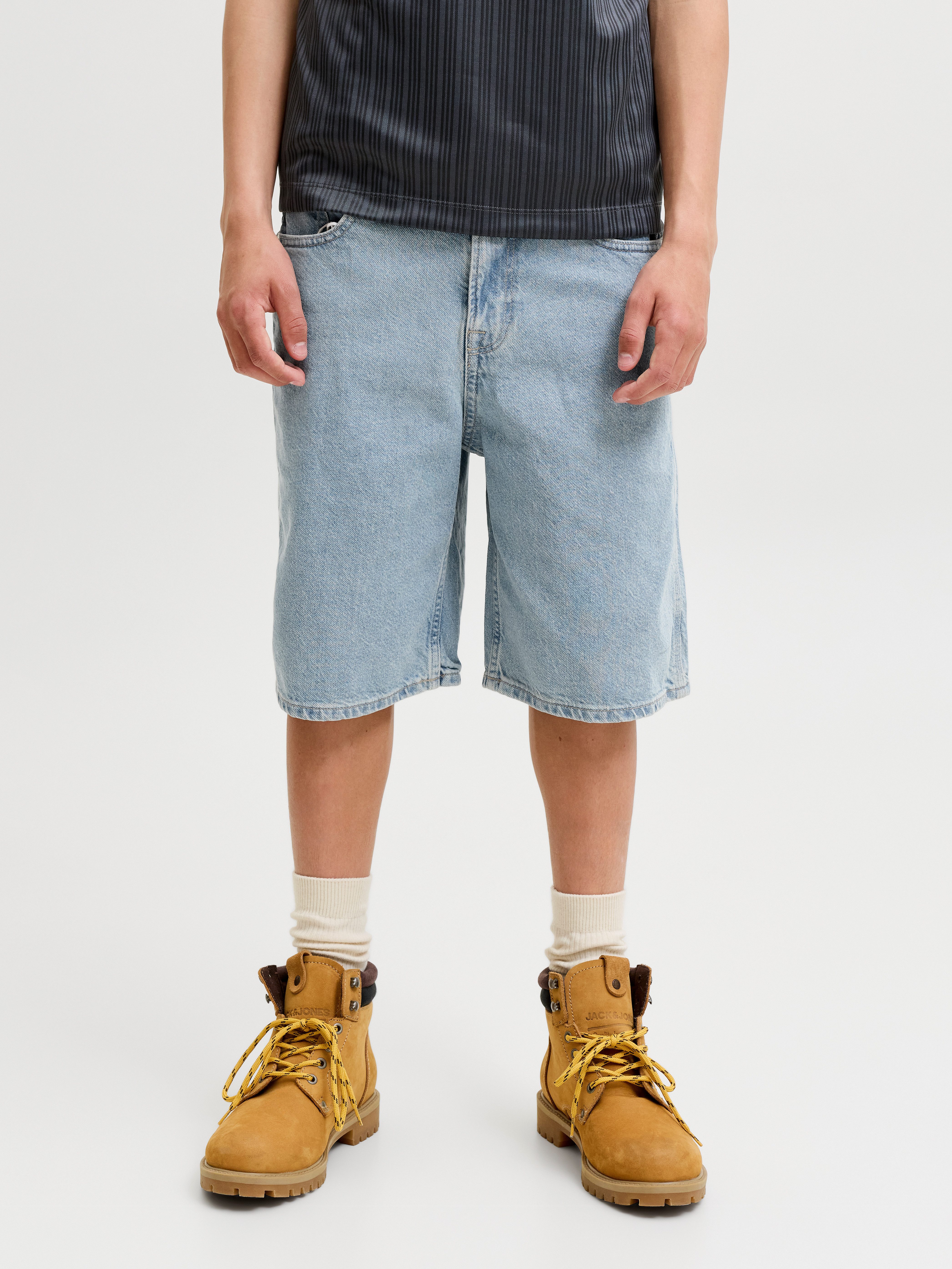 Jack & Jones Junior Shorts JJIALEX JJNORREBRO SHORTS SQ 400 JNR Baumwolle, relaxed/baggy fit