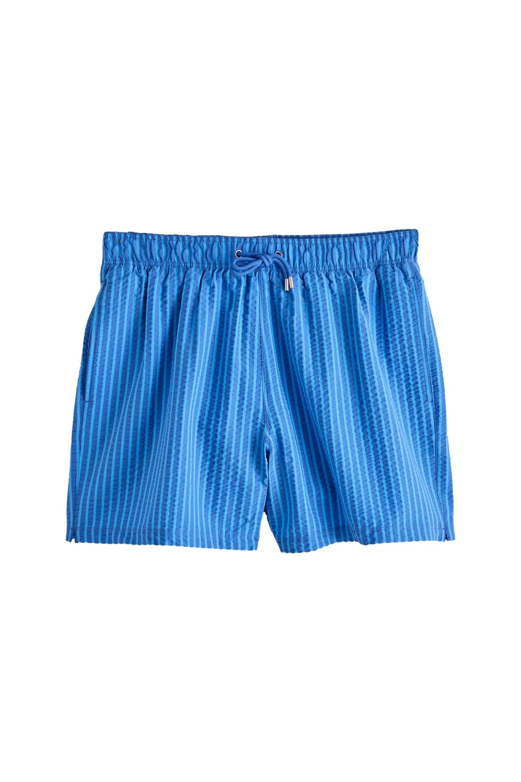 Next Badeshorts Signature Seersucker-Badeshorts mit Streifen 5{dq} (1-St)