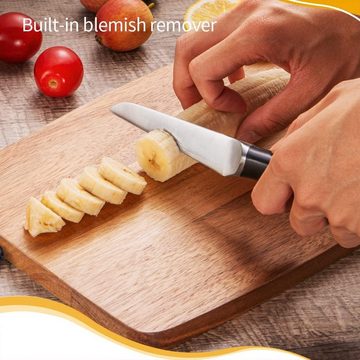 Sky Light Obstmesser Messerset-Set Kochmesser Edelstahl 3-teilig, hochleistung, langlebig, aus hochwertigem Klingenstahl