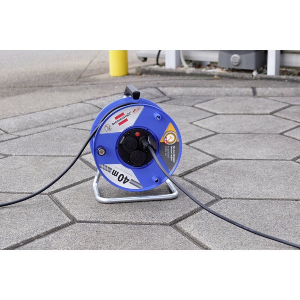 Brennenstuhl Brennenstuhl 9123020540 Kabeltrommel 40 m Schwarz Schutzkontak günstig online kaufen