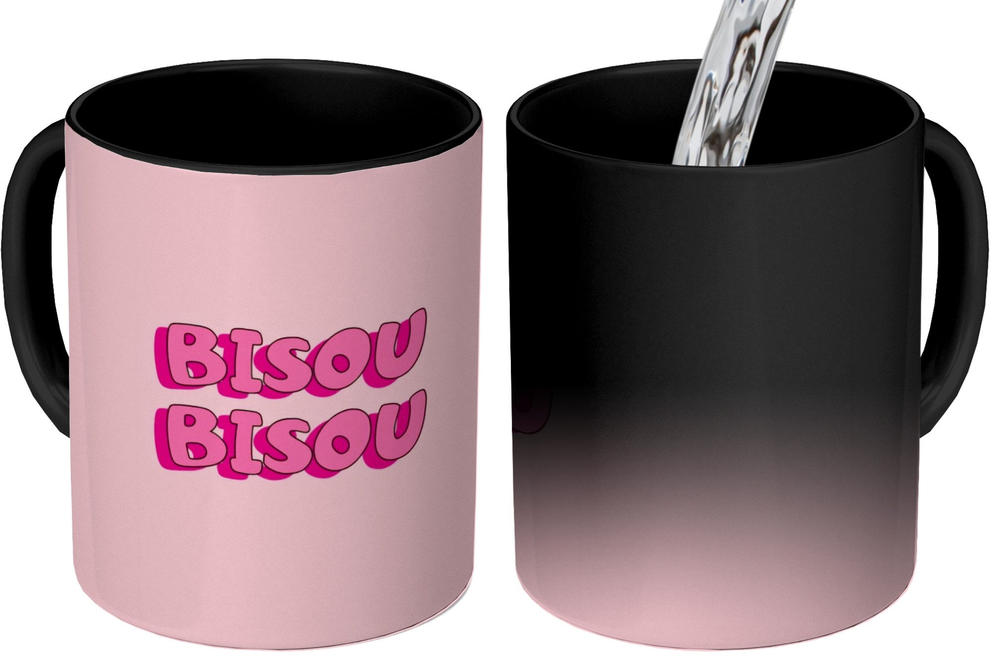 Tasse Bisou - Rosa - Schatten