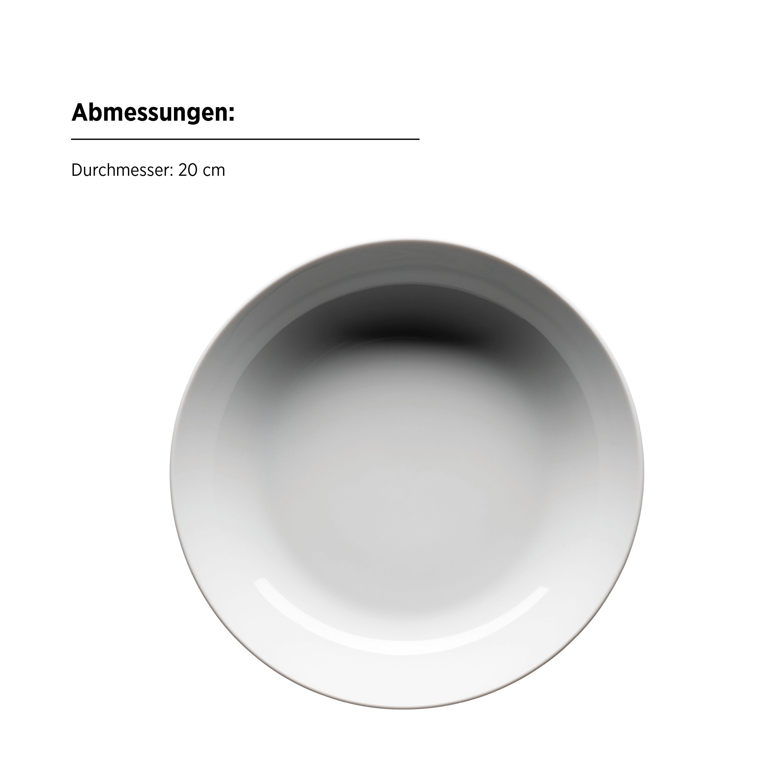 MÄSER Teller-Set Barca (6-tlg), 6 Personen, Porzellan