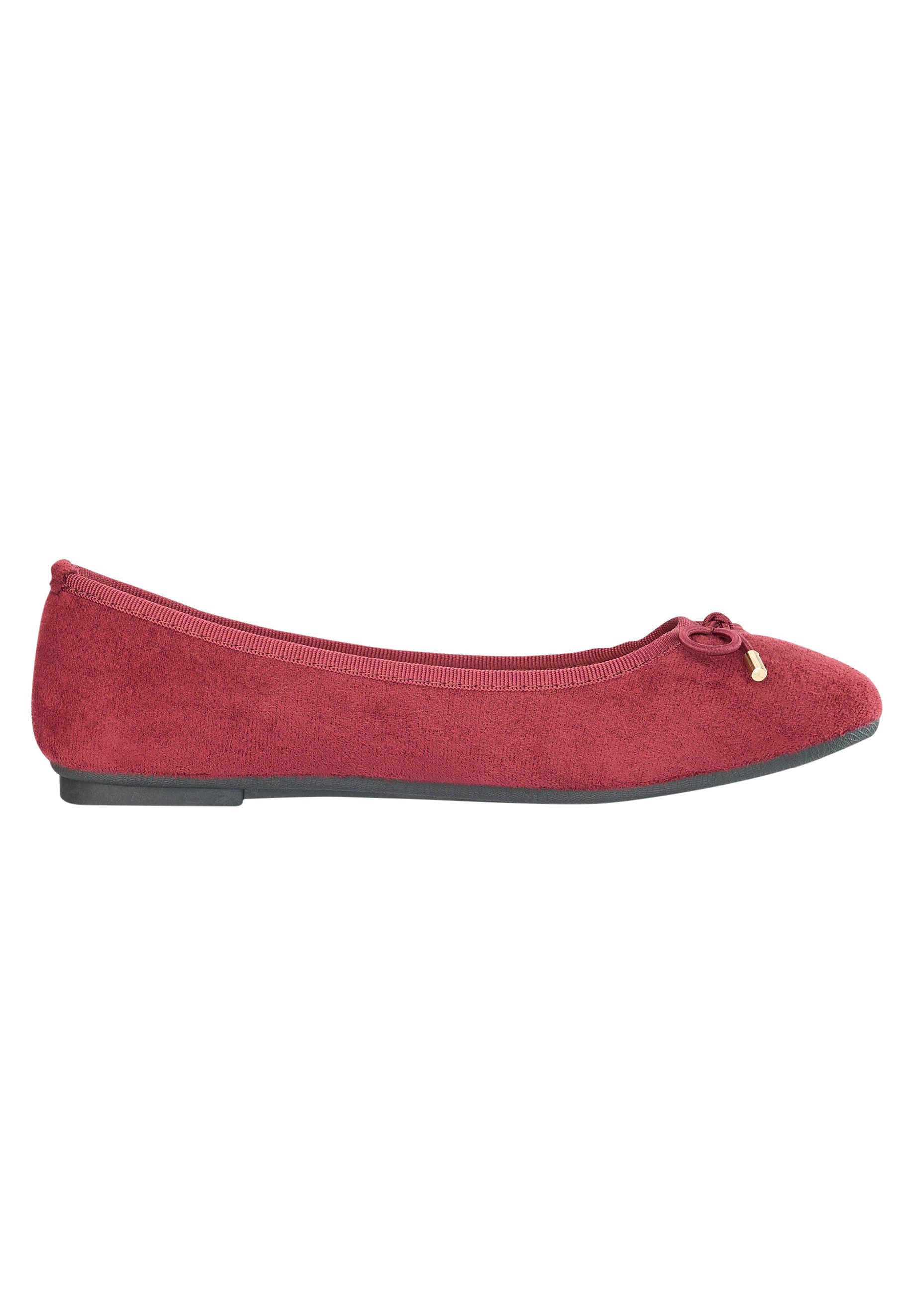 Day Vine Damen Ballerinas mit Schleife – flache Schlupfschuhe mit runder Spitze Ballerina