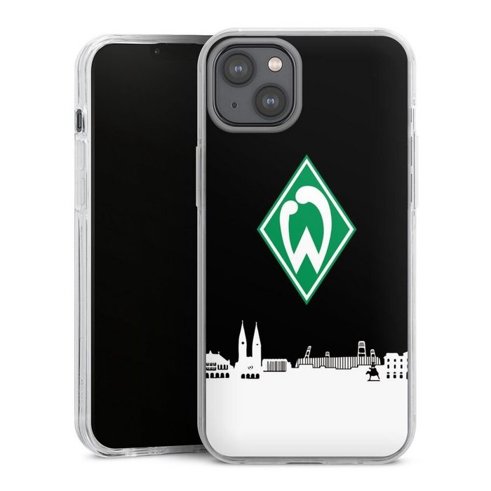 DeinDesign Handyhülle Offizielles Lizenzprodukt Skyline SV Werder Bremen WB Skyline Apple iPhone 14 Plus Hülle Bumper Case Handy Schutzhülle