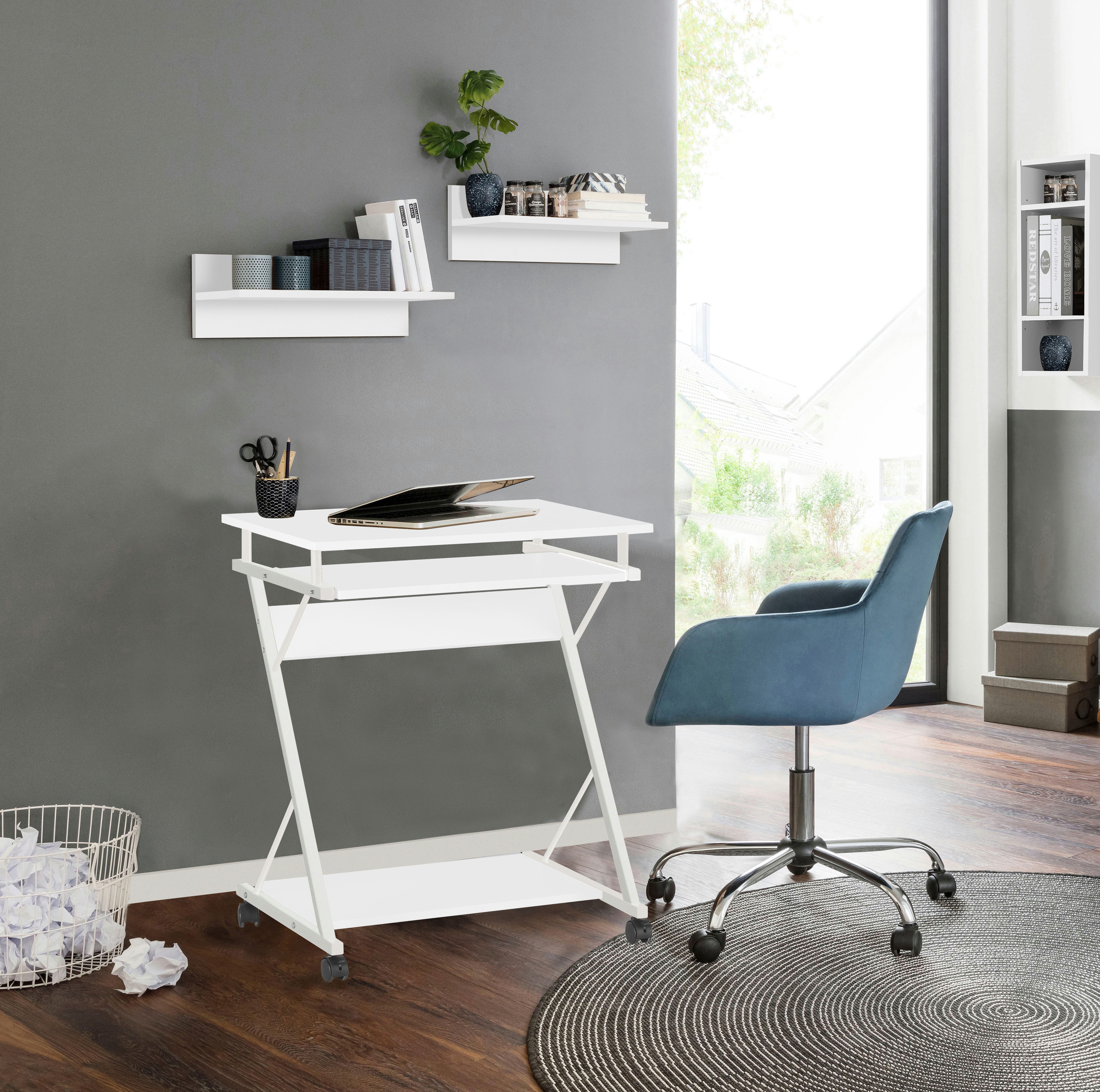 INOSIGN Computertisch ERVIE, Rolltisch, Laptoptisch, stabiles Metallgestell günstig online kaufen