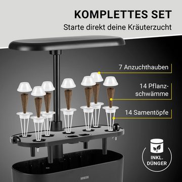 N8WERK Anzuchttopf Hydroponische Pflanzenanzuchtstation mit Display