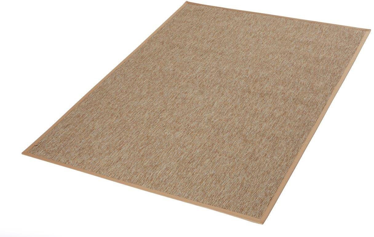 Teppich mm, meliert, In- Dekowe, Naturino und Optik, geeignet Outdoor rechteckig, Höhe: camelfarben Prestige, 10 Flachgewebe, Sisal