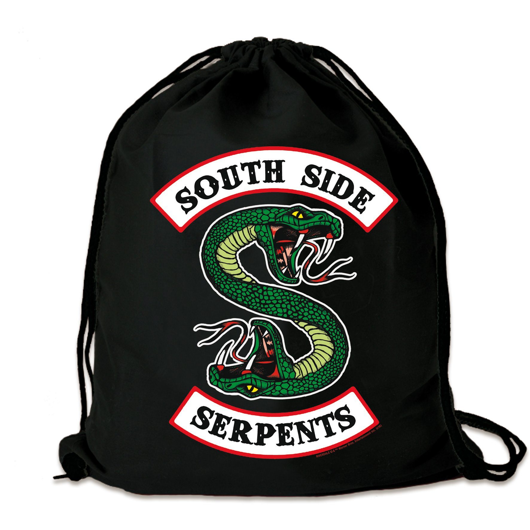 LOGOSHIRT Kulturbeutel Riverdale - Serpents, Schlangenprint Side South mit