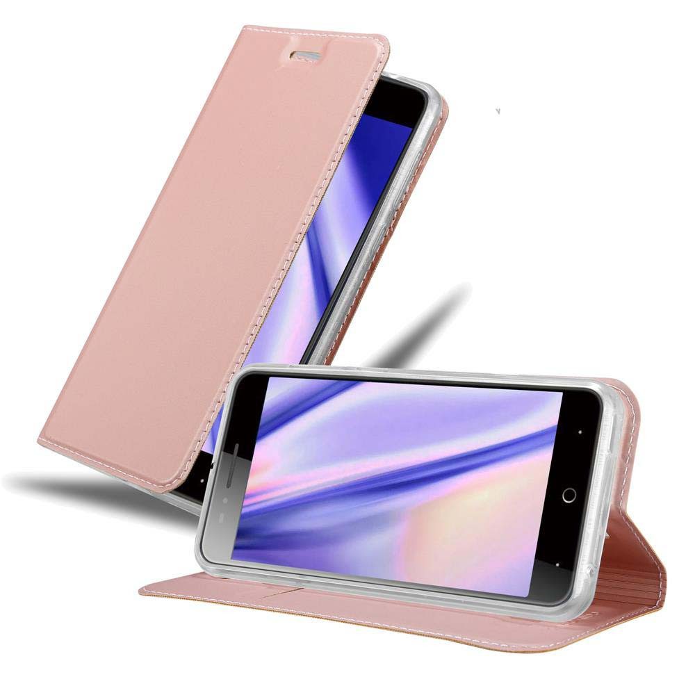 Cadorabo Handyhülle für ZTE Blade A612 Hülle ZTE Blade A612, Schutzhülle Hülle mit Standfunktion, Magnetverschluss und Kartenfach