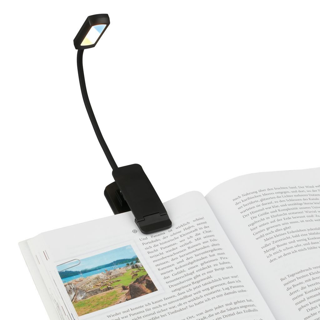 Briloner Leuchten Tischleuchte Klemmlampe kabellos Akku USB-C dimmbar CCT, LED fest integriert, 2700K - Extra-Warmweiß, 4000K - Neutralweiß, 6500K - Kaltweiß, 4x3x29 cm, Büro, Schlafzimmer, Wohnzimmer, Kinderzimmer