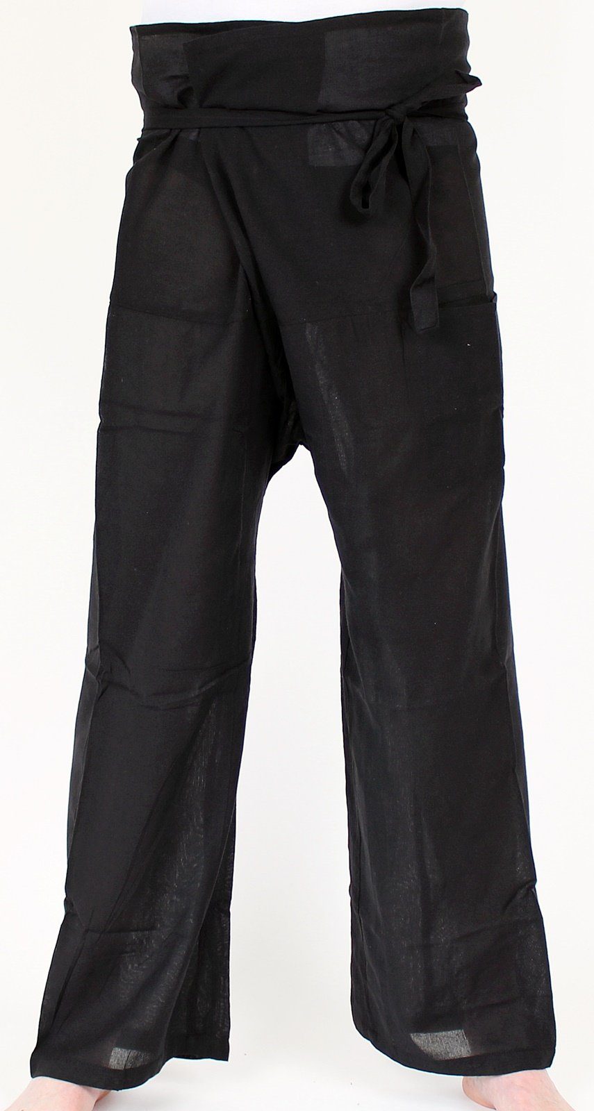 Schwarz arts&more Fisherman BUDDHA Haremshose Wickelhose