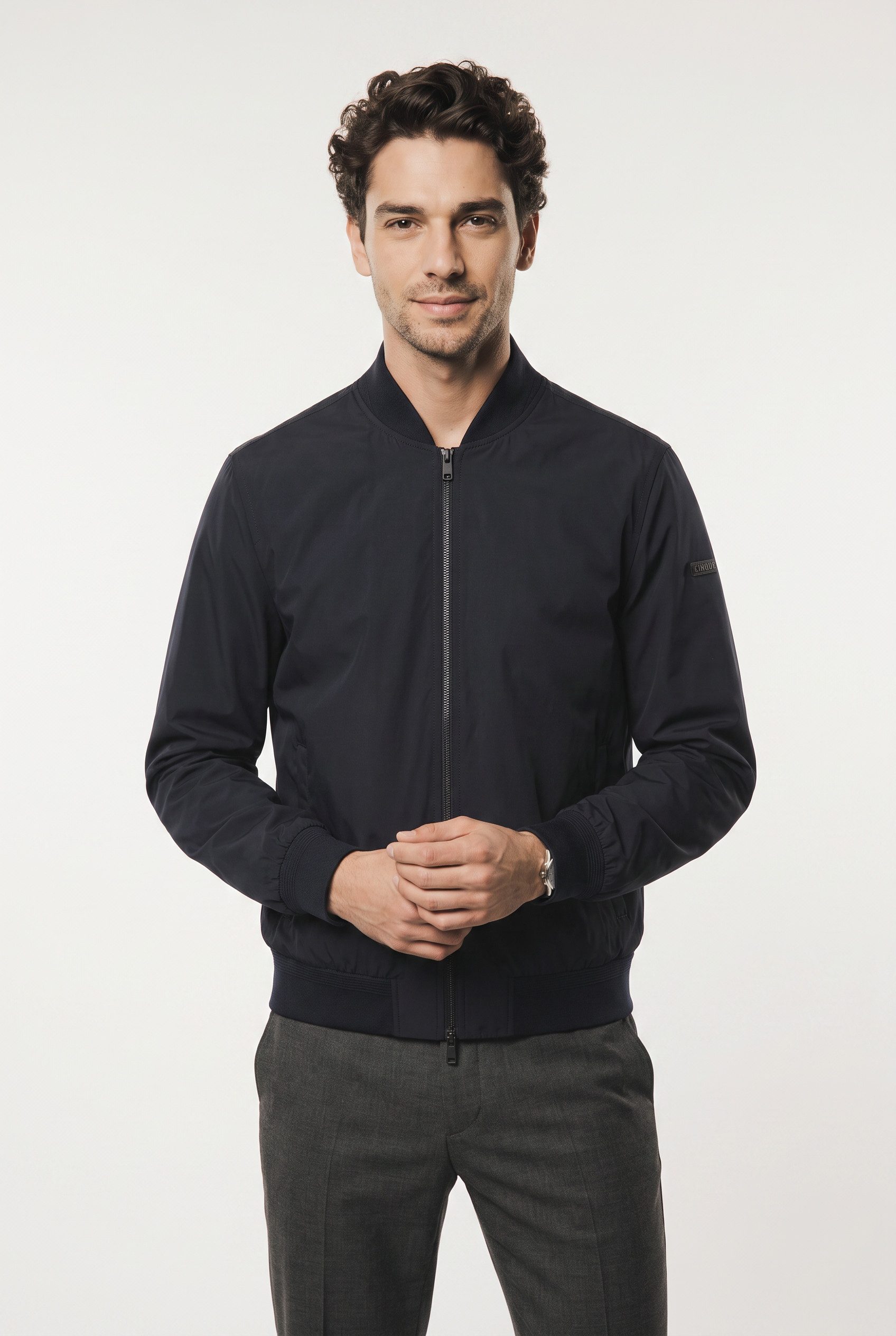 Cinque Bomberjacke CIRAPID mit College-Kragen, Regular Fit