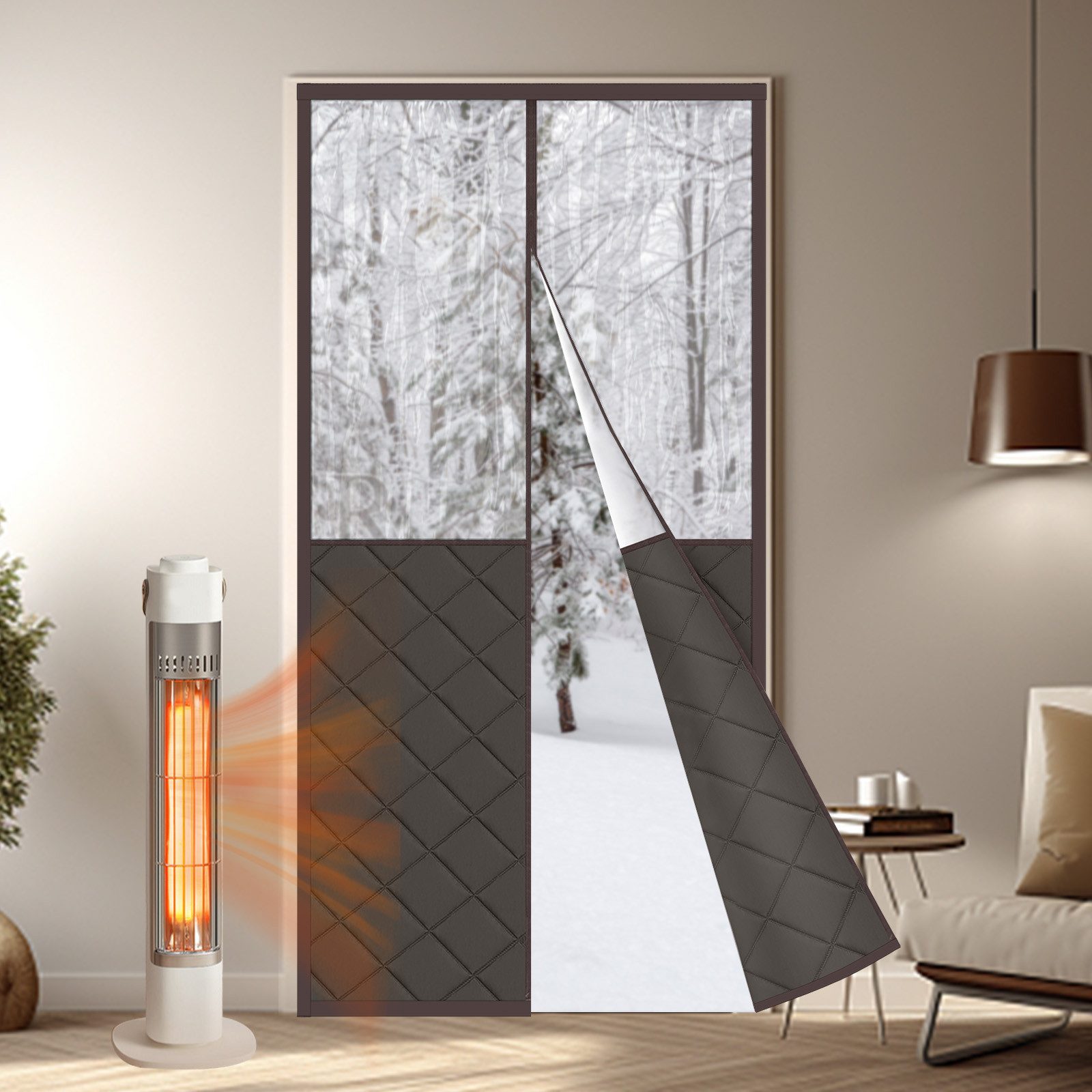 Jibenhome Türvorhang Blickdicht Wärmeschutzvorhang,Raumteiler Türvorhang Ma günstig online kaufen