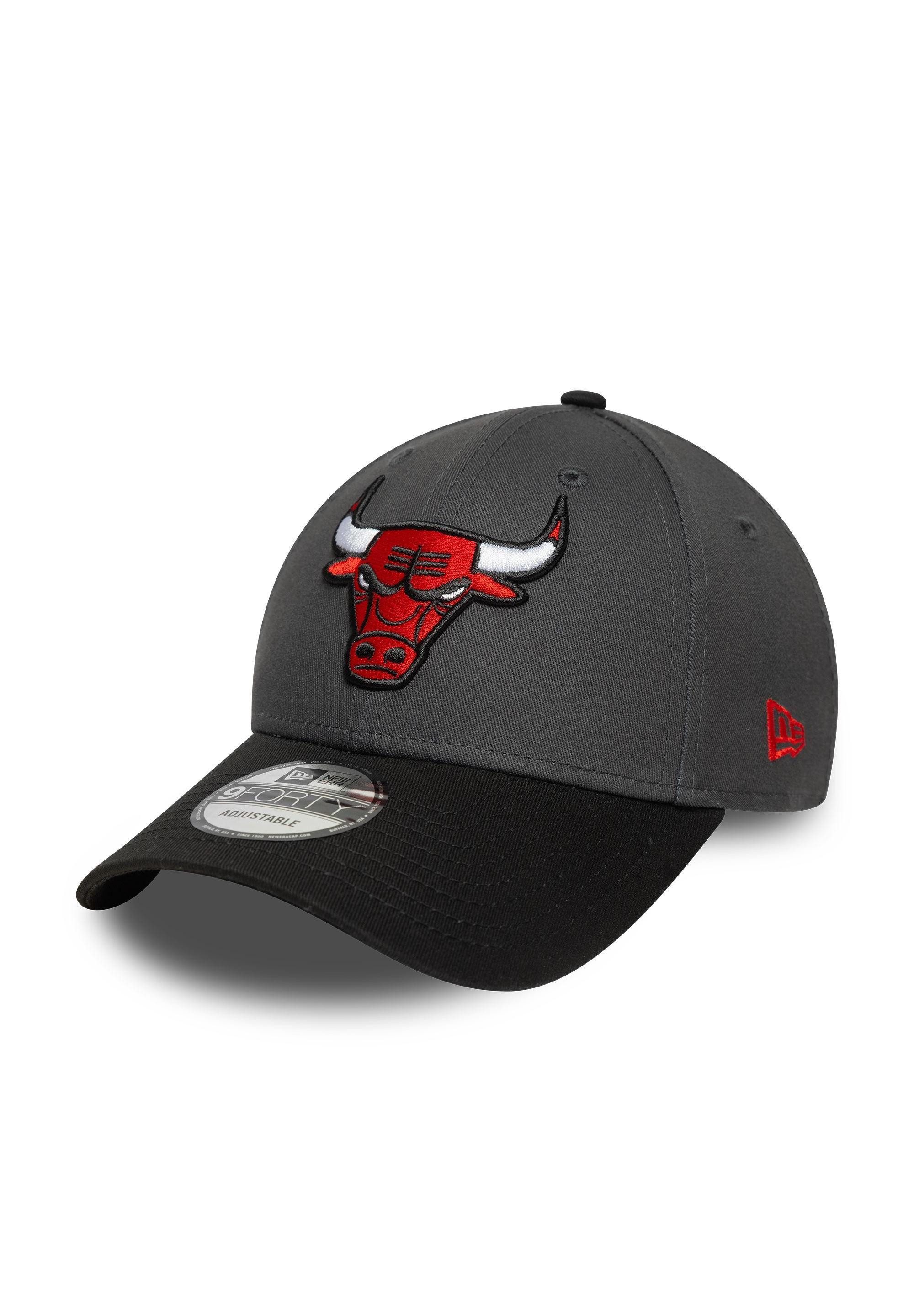 New Era Baseball Cap Chicago Bulls NBA New Era Sidepatch 9Forty Cap Dunkelgrau (1-St)