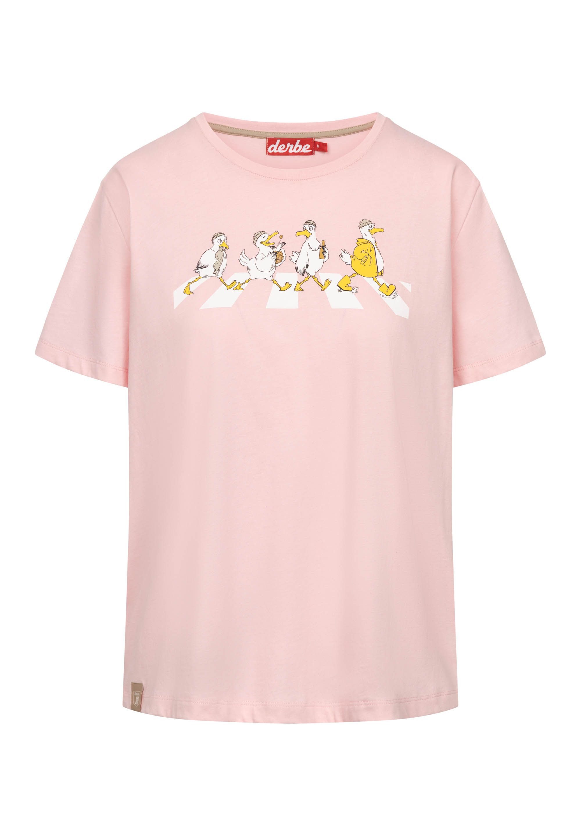 Derbe Kurzarmshirt W-03TSO-Abbeymöwen
