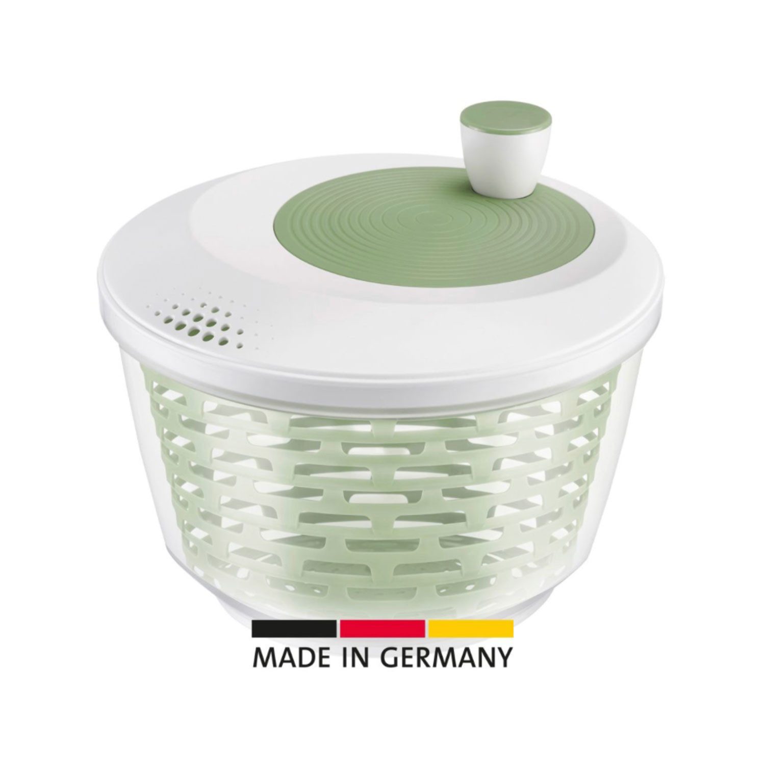 WESTMARK Измельчители салатов Spinderella, Fassungsvermögen: 4,4 Liter, ø 23,5 cm, Mint-Grün, Made in Germany, BPA-frei