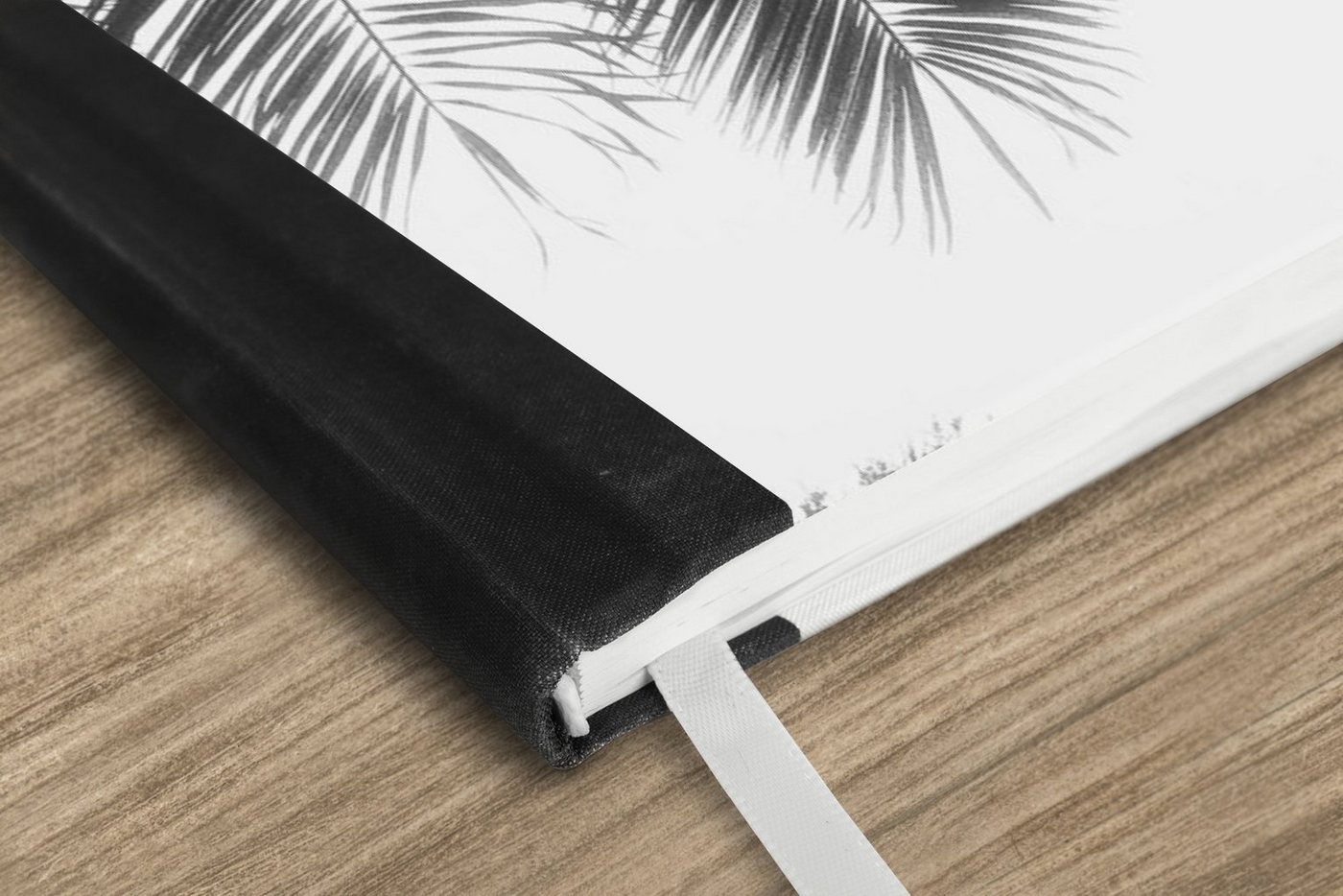 Thumbnail - MuchoWow Notizbuch Palmenblätter - Tropisch - Sonne - Palme, Notebook, Notizblock a5, Tagebuch, Journal Liniert
