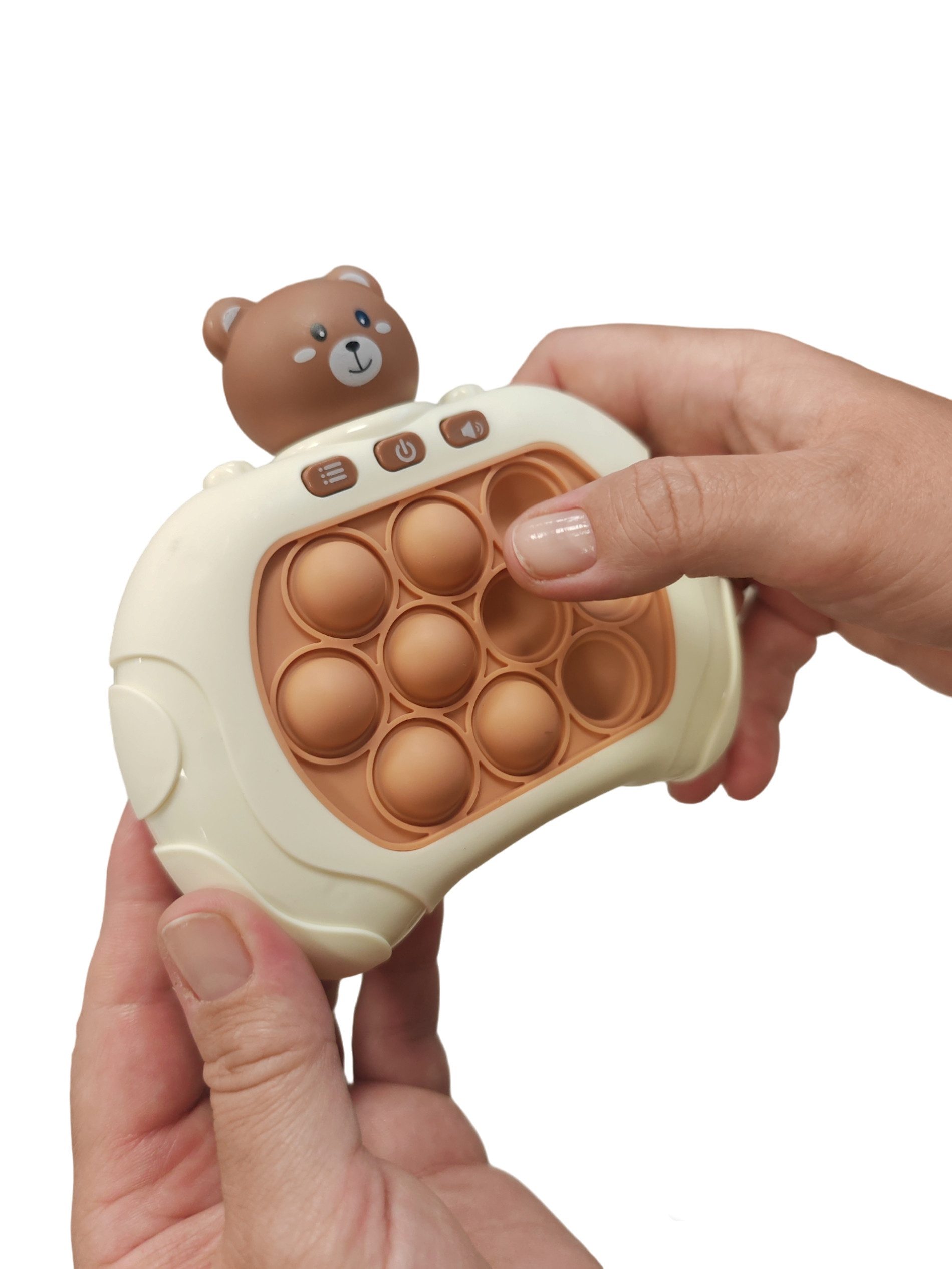 COIL Lernspielzeug Pop-It-Zappelspielzeug, Spielmaschine, Anti-Stress-Spielzeug, Licht, Ton, 4 Spielmodi, für Kinder ab 3 Jahren – Bild 3 von 5
