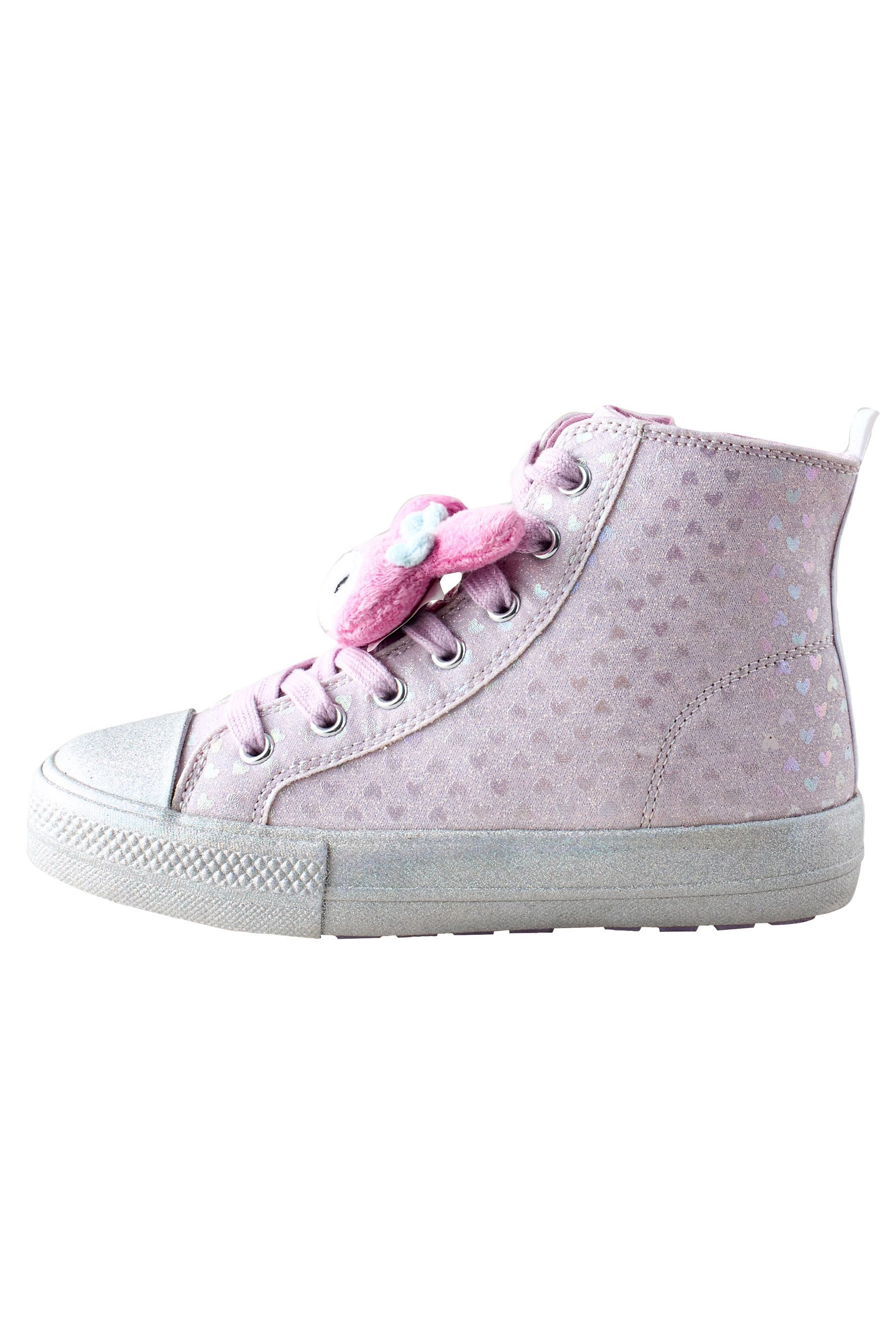 Geschnürte Hi-Top-Sneaker Sneaker