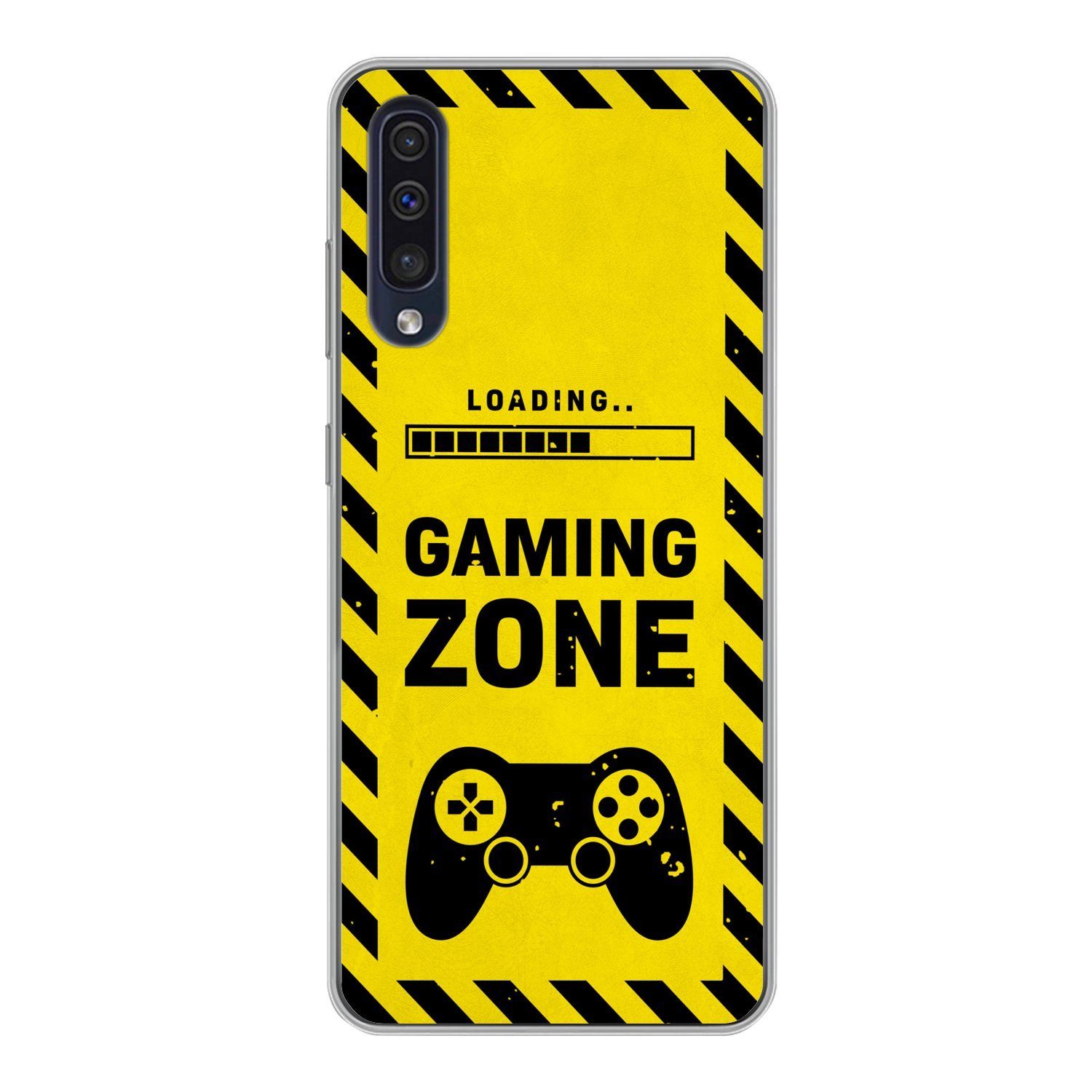 MuchoWow Handyhülle für Samsung Galaxy A30s Spiele - Zitate - Controller - Spielzone - Spi, Smartphone-Bumper, Print, Handy Schutzhülle Dünn