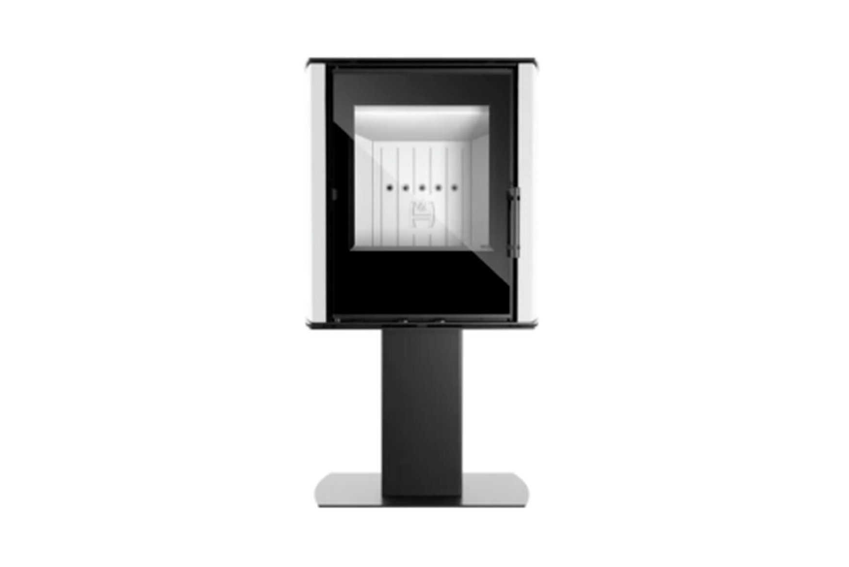 Hitze Kaminofen Kaminofen CANE SF weiss, günstig online kaufen