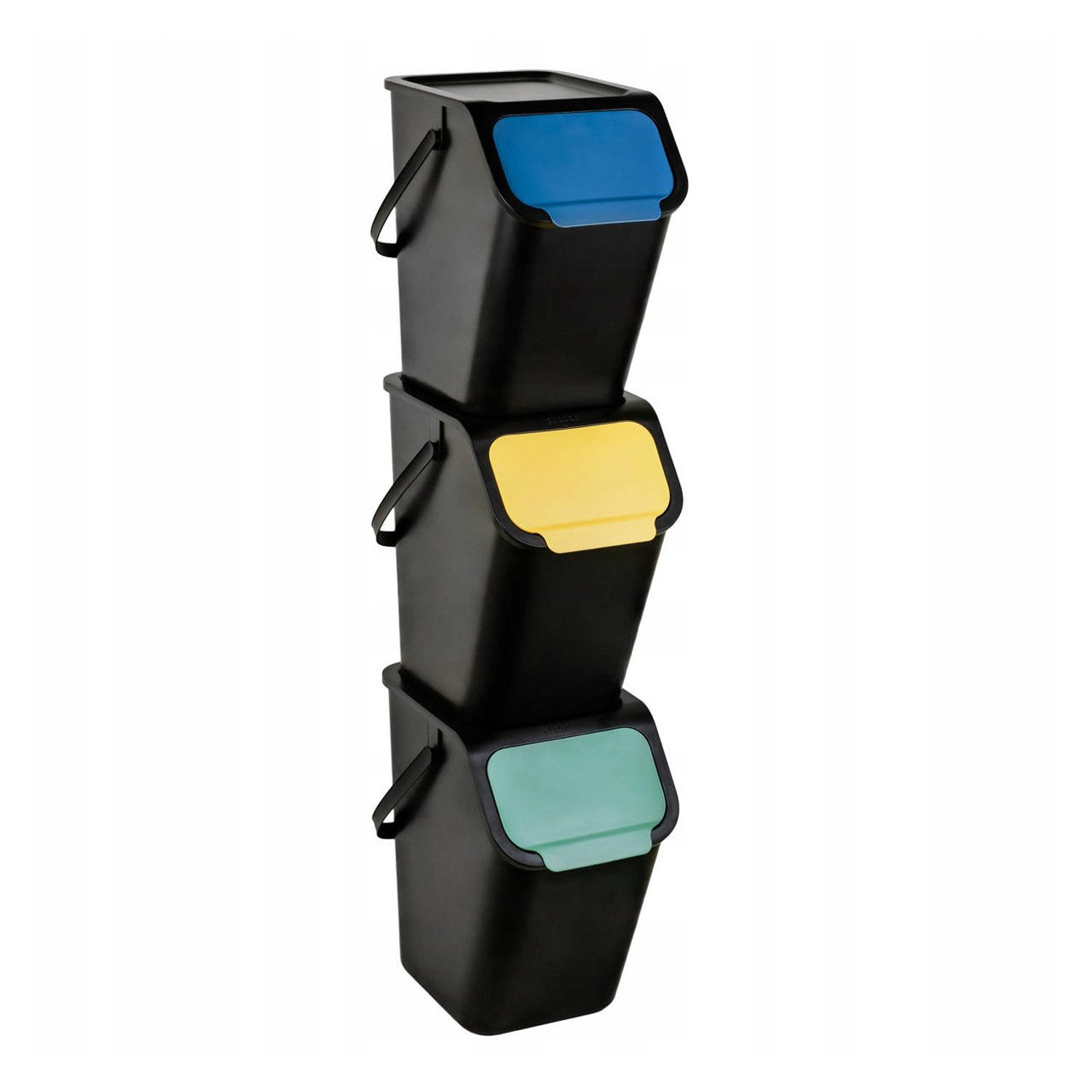 Practic Mülltrennsystem, 3er Set Bini 25l Mülleimer-Set