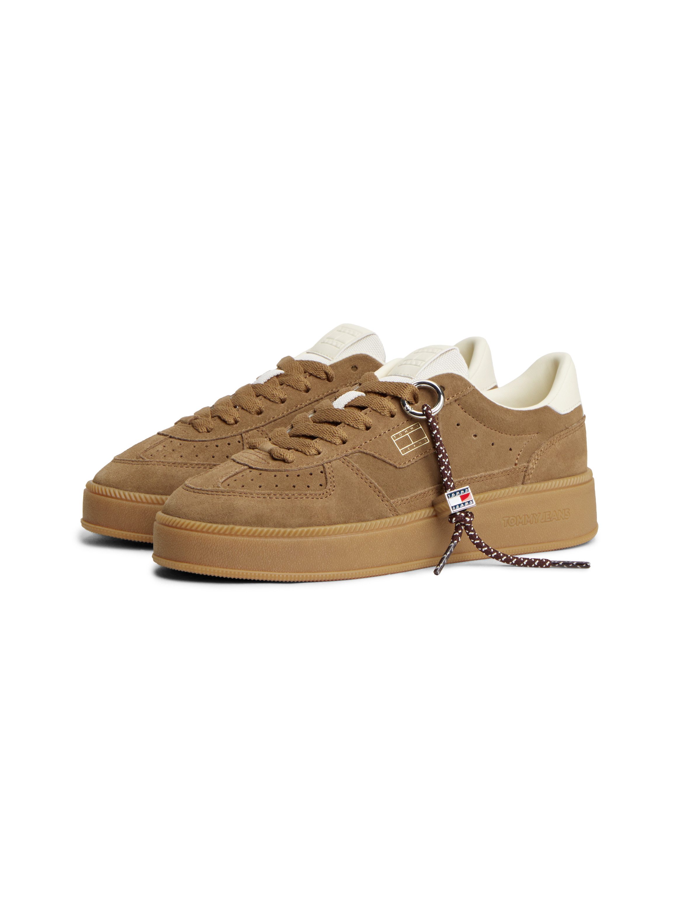 Tommy Jeans THE GREENWICH EDGE MAX Plateausneaker Freizeitschuh, Halbschuh, Schnürer mit Besatz an der Ferse
