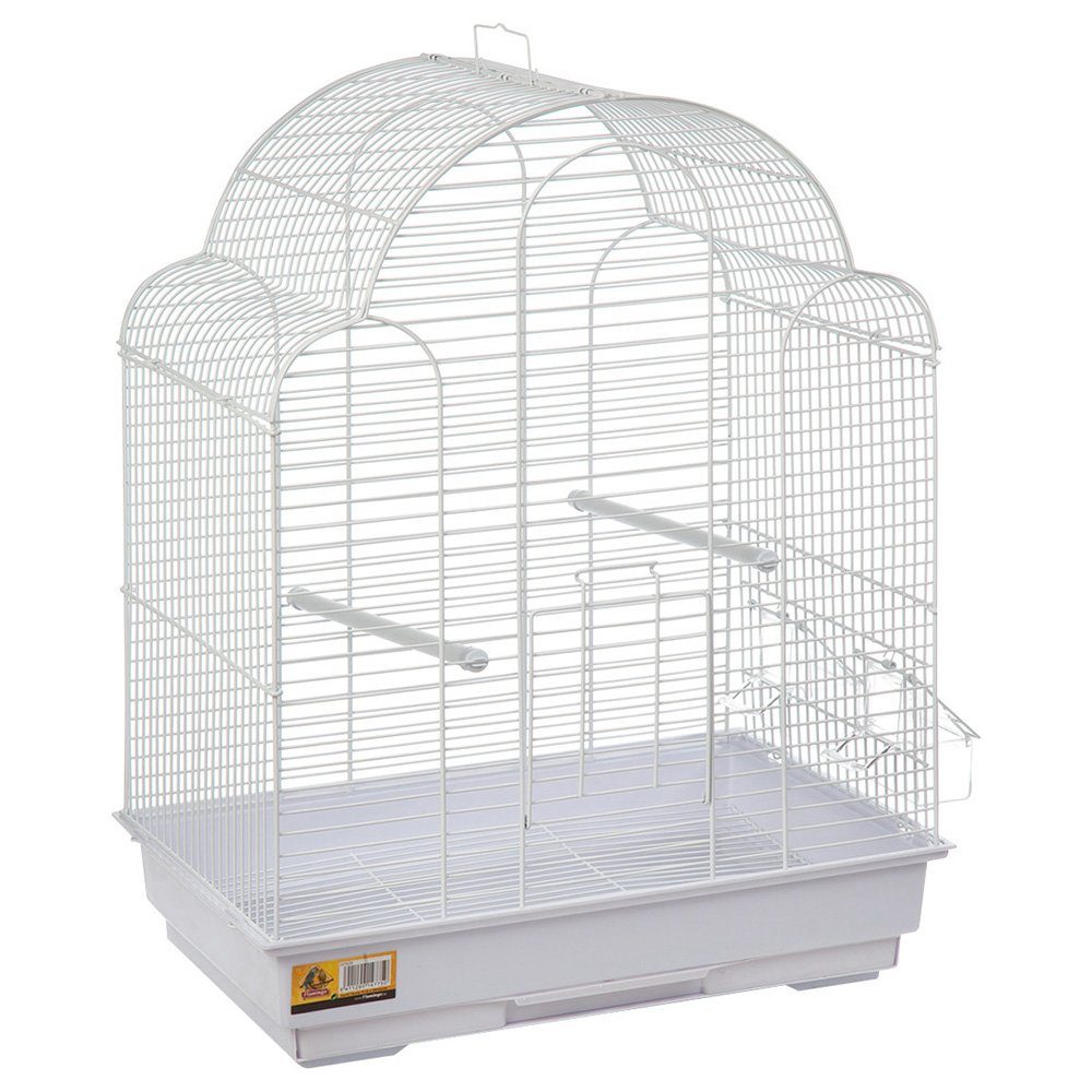 Flamingo Vogelkäfig Sittichkäfig Bali weiß günstig online kaufen