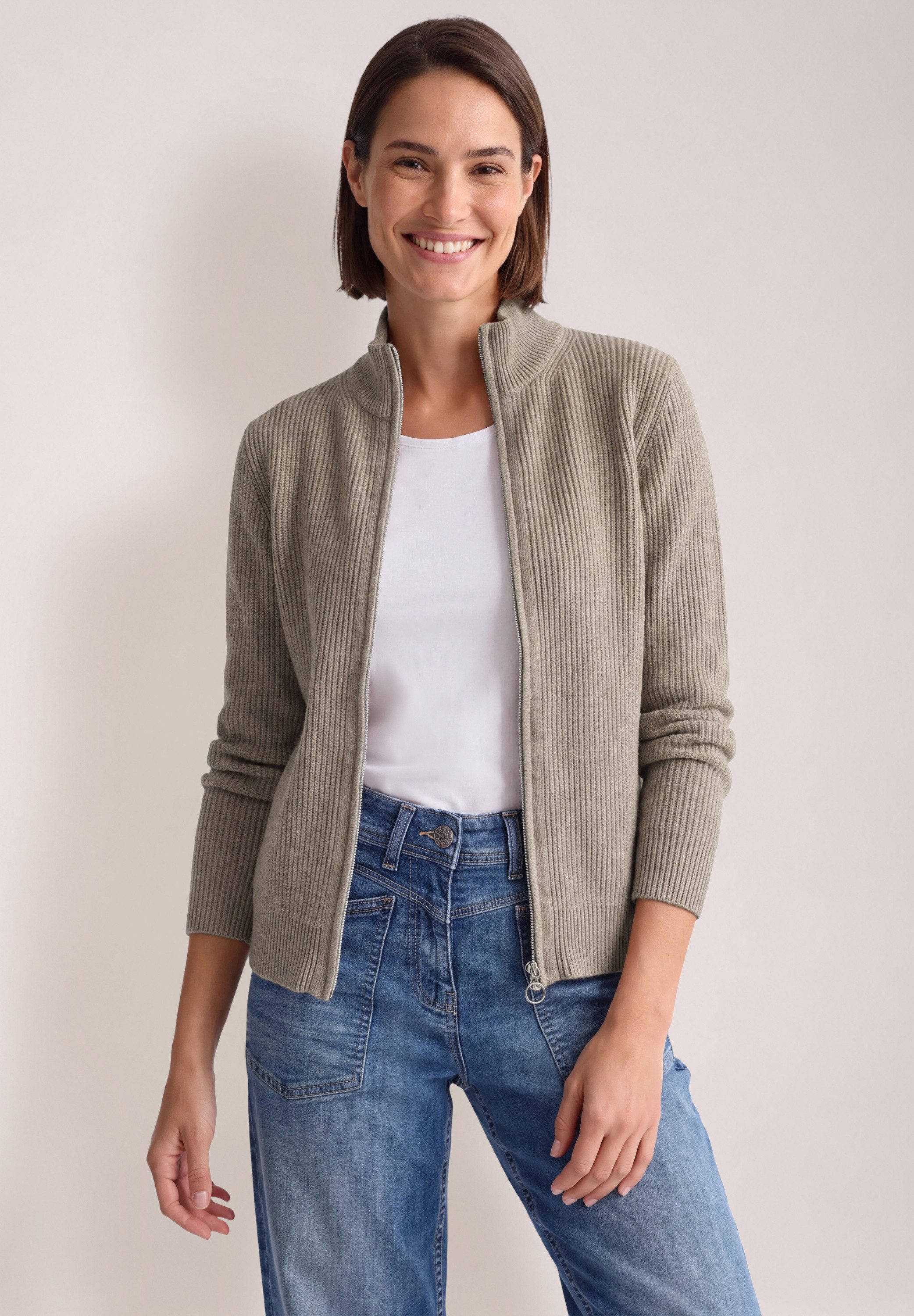 CECIL Cardigan aus Feinstrick