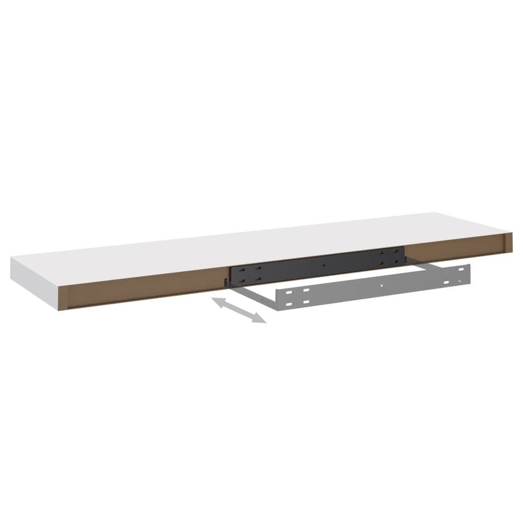 Aobafuir Schwebendes Nachttischregal Mit Schublade, Kleiner, Moderner Nachttisch, Regale Für Schlafzimmer, Weißes Rattan