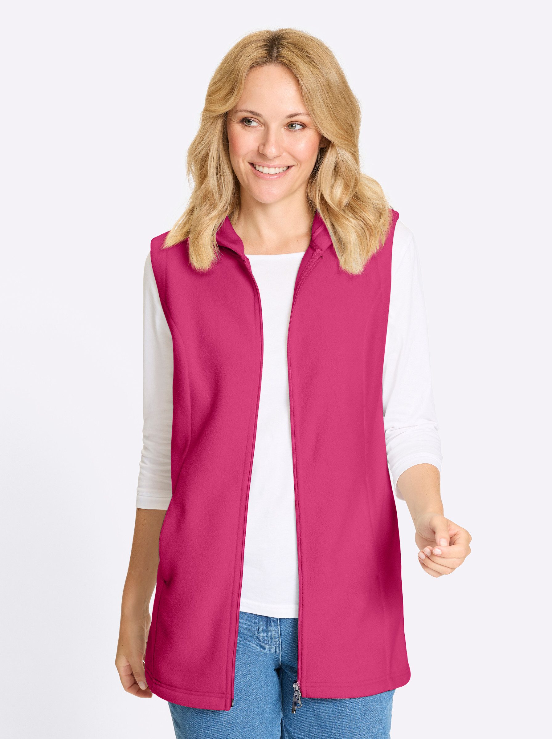Sieh an! Jerseyweste Fleece-Weste