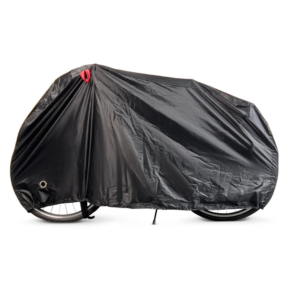 Hurtel Fahrradschutzhülle Fahrradgarage Regenschutz Wetterschutz (Spar-Set, 1-St., 190x80x50 cm wasserdicht), wasserdicht, UV-beständig, Metallöse, Spanngurt