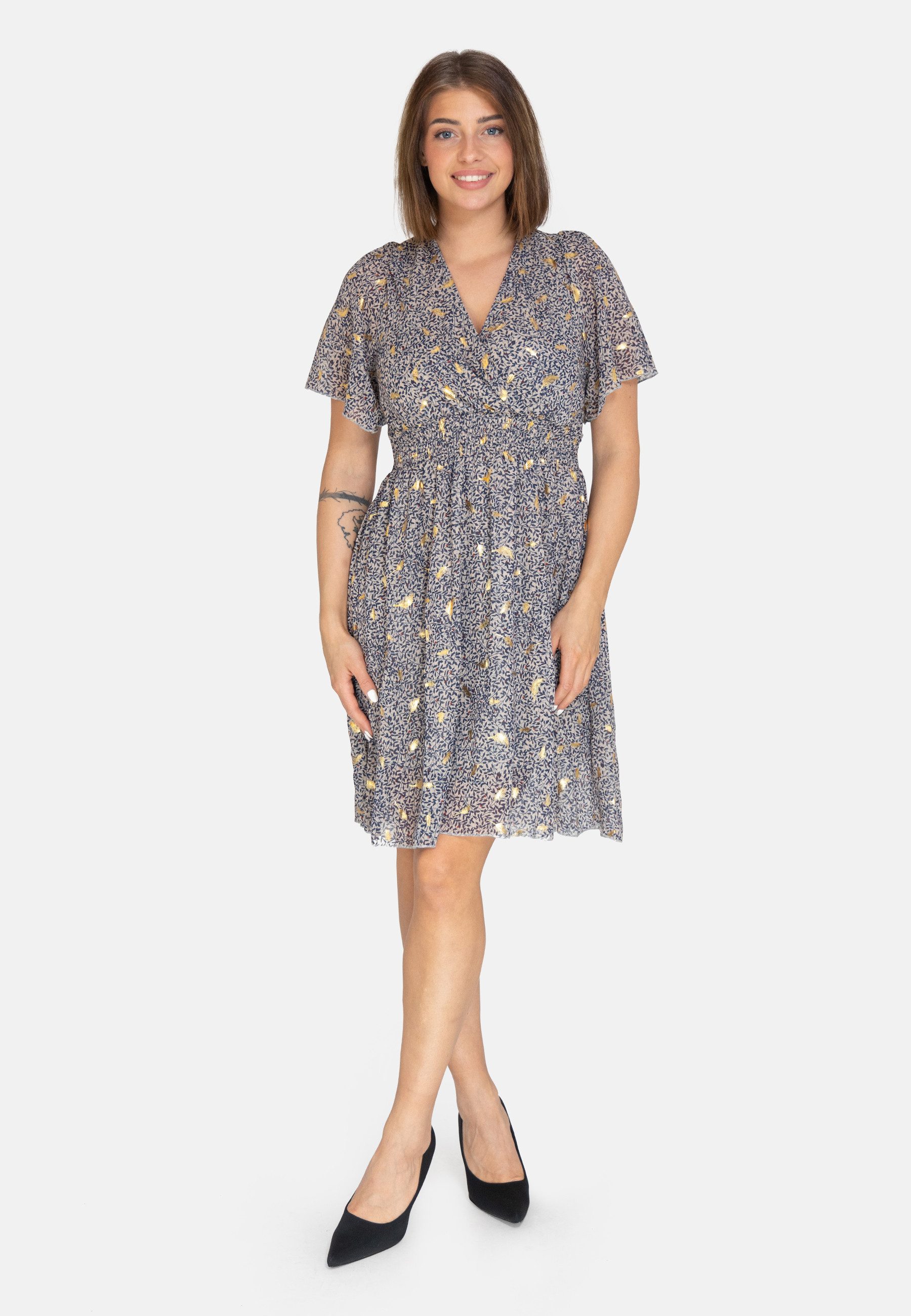 Sommerkleid Elara Damen Sommerblumenkleid