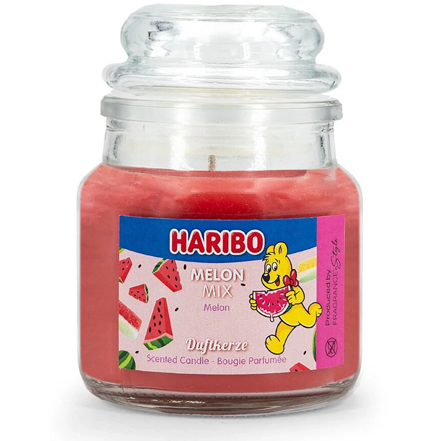HARIBO Duftkerze Duftkerze im Geschenkkarton Haribo Melon Mix