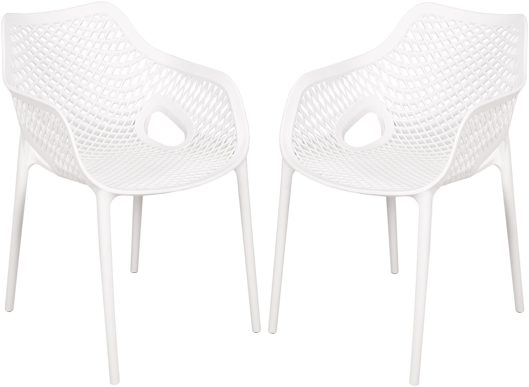 Garden Pleasure Stapelstuhl LAURIA (Set, 2 St), gefertigt ohne Verschraubungen