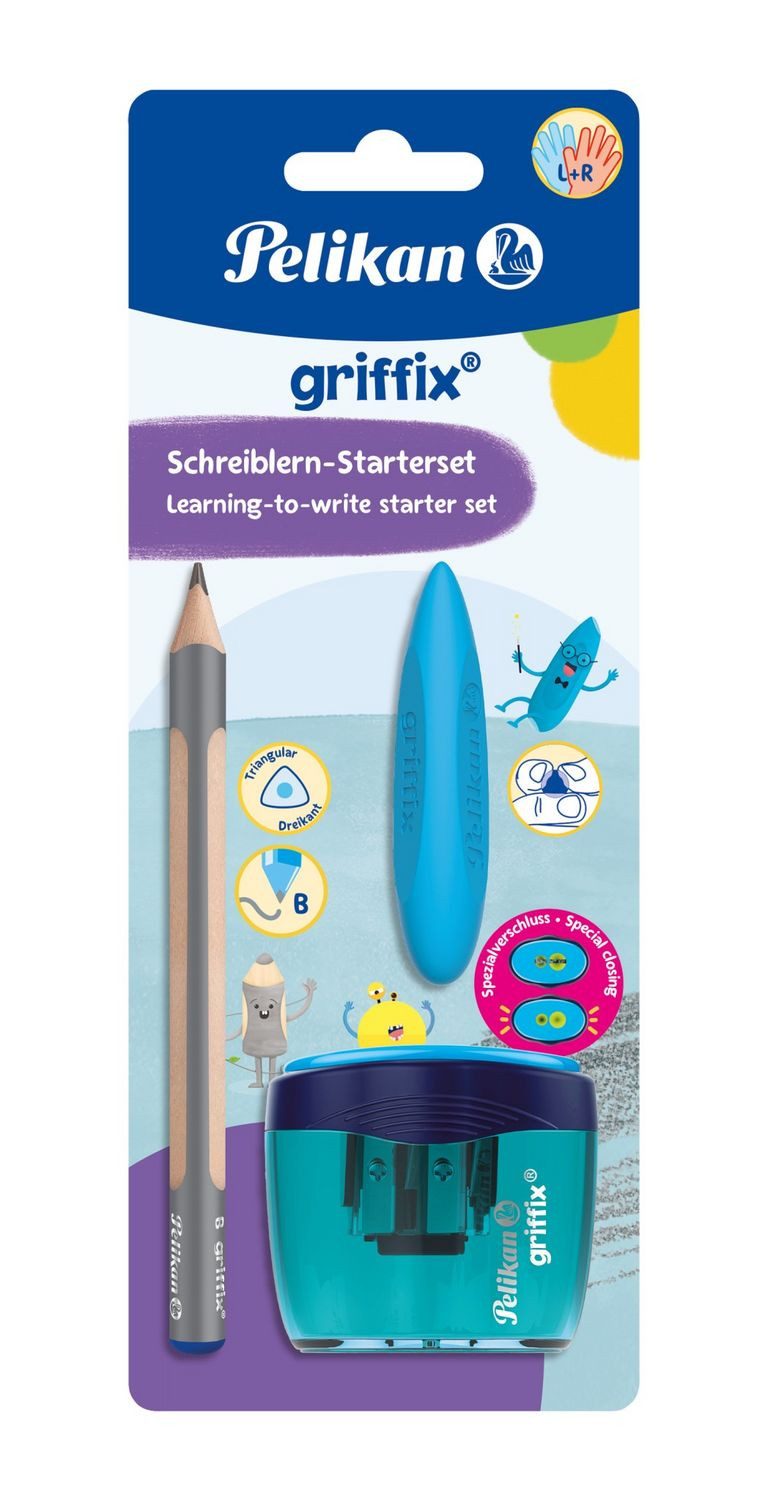 Pelikan Füller Pelikan griffix Starter Schreibset: Bleistift B, Radierer, Anspitzer