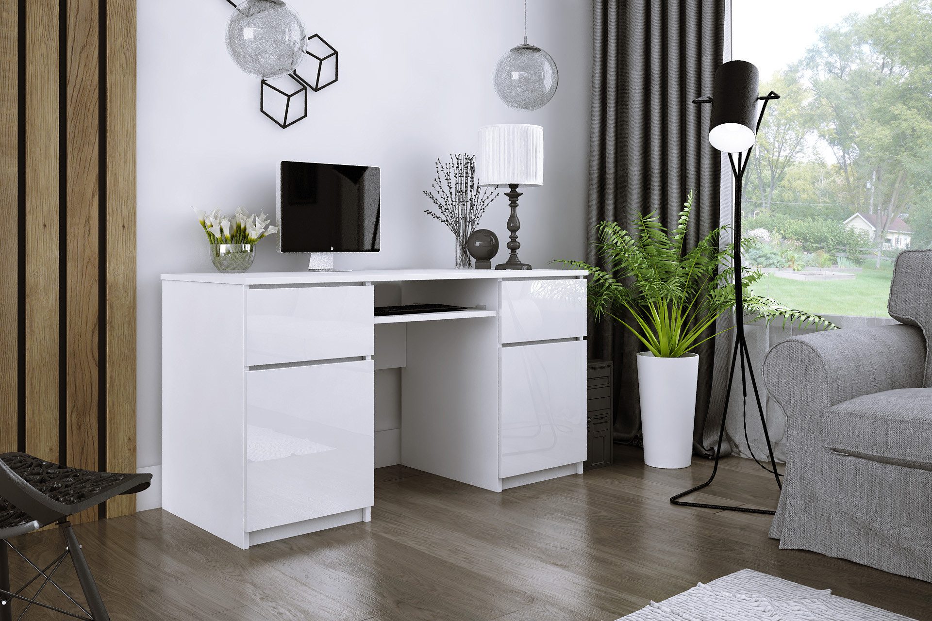 Faizee Möbel Schreibtisch ZOE 135 cm günstig online kaufen
