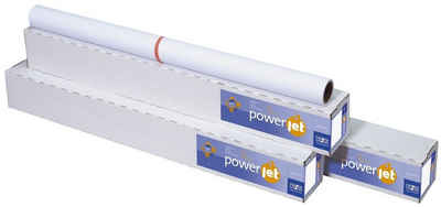 POWERJET Formularblock Premium Contrast Inkjet-Papier - 914 mm x 40 m, 120 g/qm, Kern-Ø 5,08
