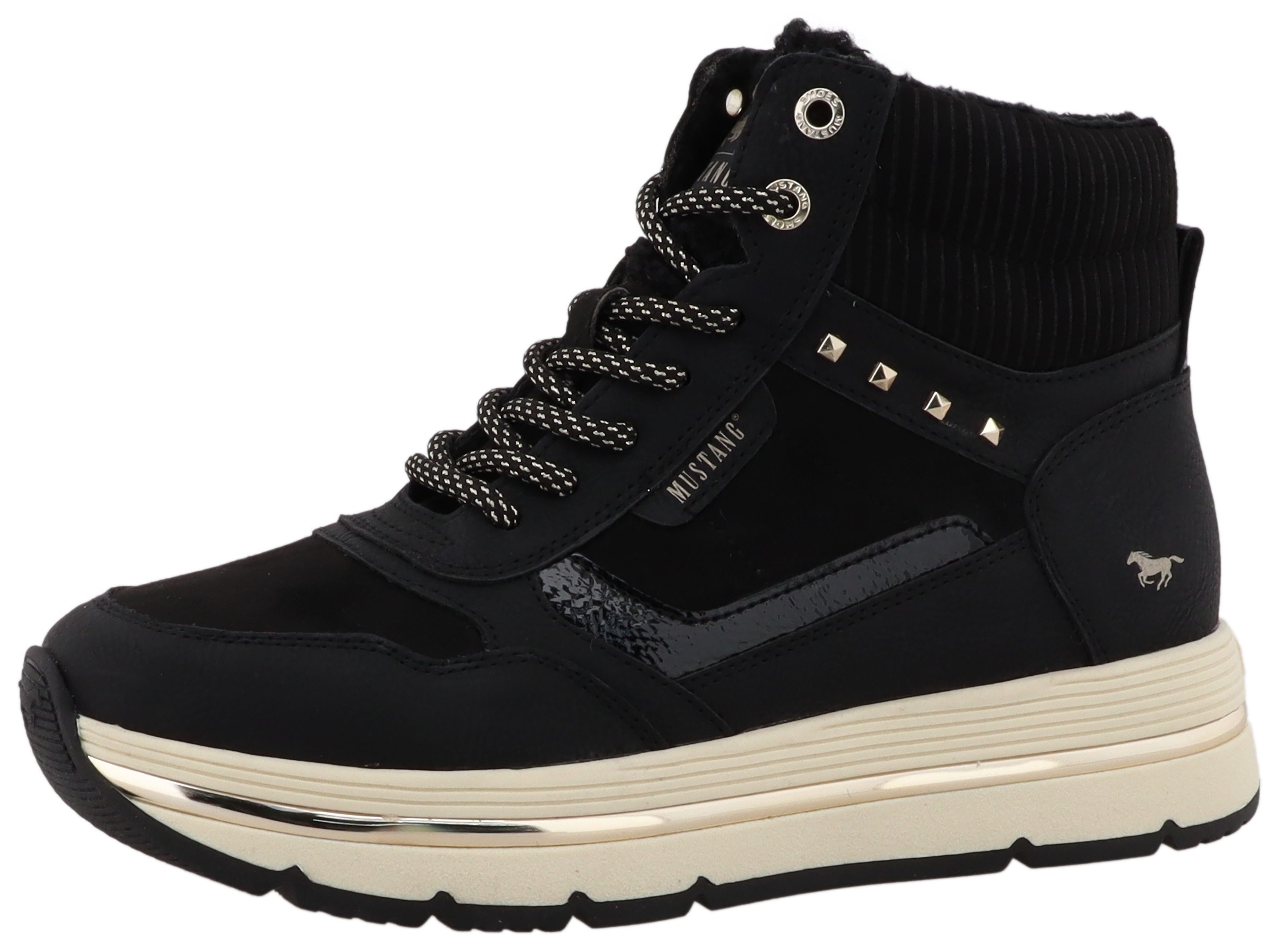 Mustang Shoes Noelle Winterboots Plateausneaker, Winterboots mit Warmfutter günstig online kaufen
