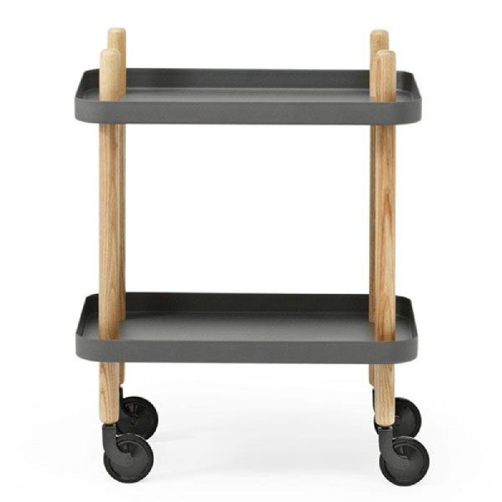 Normann Copenhagen Beistelltisch Servierwagen Block Table Rechteckig Dunkelgrau