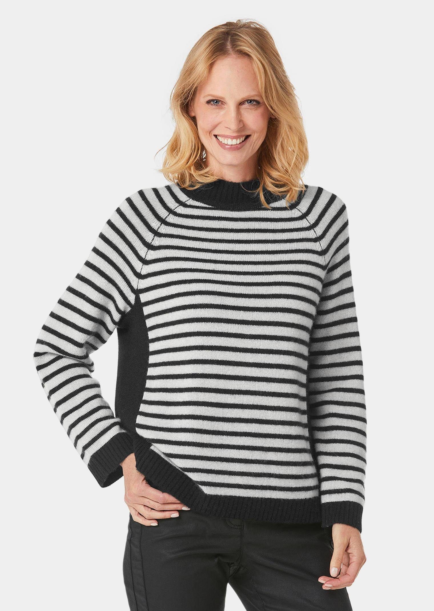 GOLDNER Strickpullover Kaschmir-Ringelpullover günstig online kaufen
