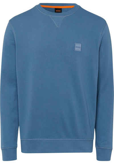 BOSS ORANGE Sweater »Westart 10234591 01« (1-tlg) mit sportlich wirkenden Overlocknähten